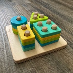 Lovevery Sort & Stack Peg Puzzle